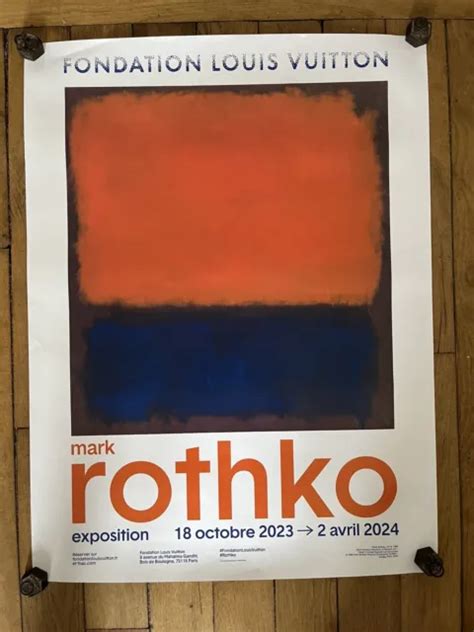 rothko louis vuitton poster|mark rothko paris 2023.